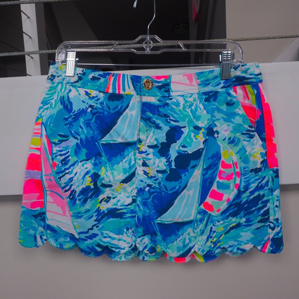 Lilly Pulitzer Scallop Hem Skort